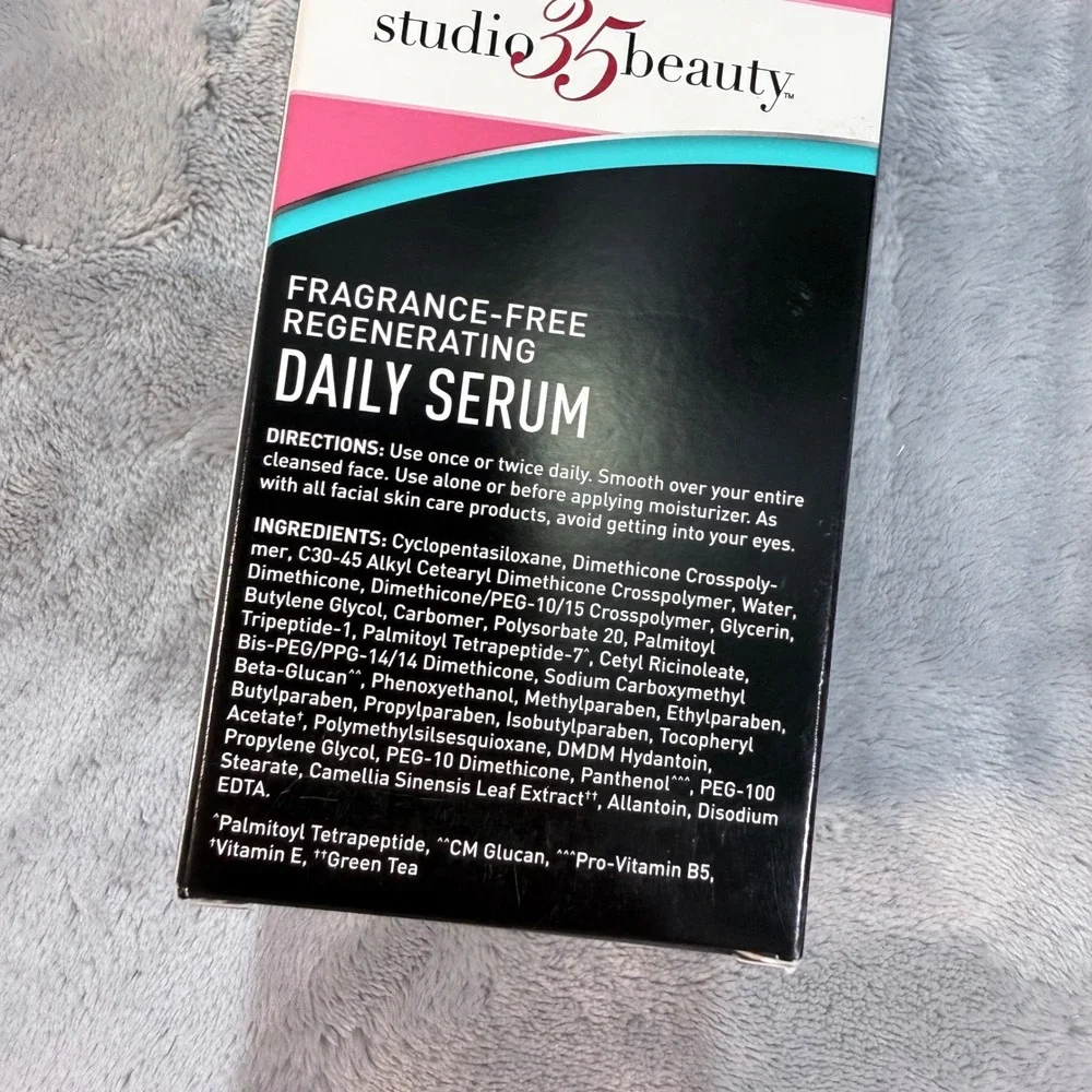 Studio‎ 35 Beauty Fragrance-Free Regenerating Daily Serum Anti-Aging 1.7oz 50ml